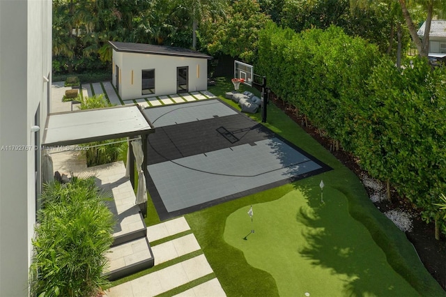 13180 Old Cutler Rd, Pinecrest, FL 33156 - view of basketball court