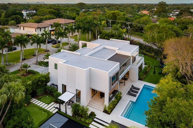 aerial view