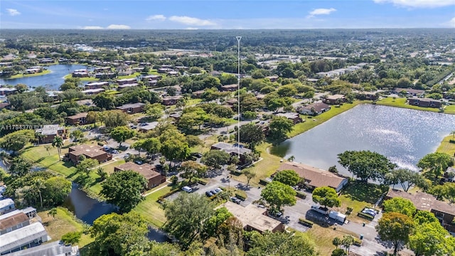 853 SW 118th Ter, Davie, FL 33325 - aerial view with a water view and a residential view