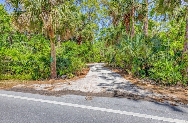view of road