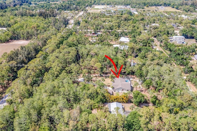 16789 98th Way N, Jupiter, FL 33478 - aerial view of property and surrounding area with a heavily wooded area