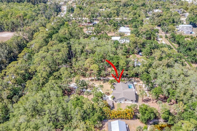 16789 98th Way N, Jupiter, FL 33478 - aerial view of property and surrounding area with a forest