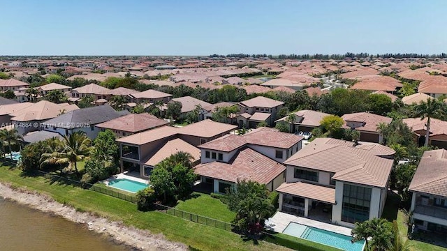bird's eye view featuring a residential view