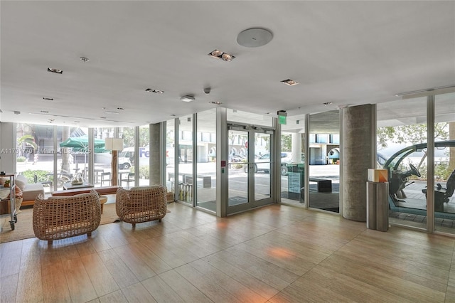 lobby with visible vents