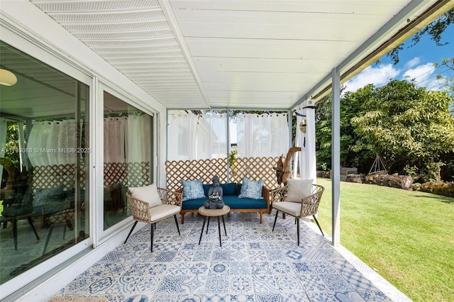 480 NW 88th Ter, El Portal, FL 33150 - view of sunroom / solarium