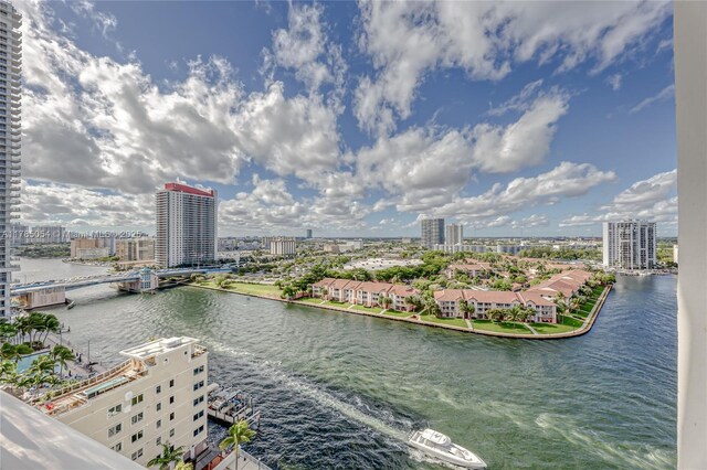3800 S Ocean Dr Unit 1606, Hollywood, FL 33019 - view of water feature with a view of city