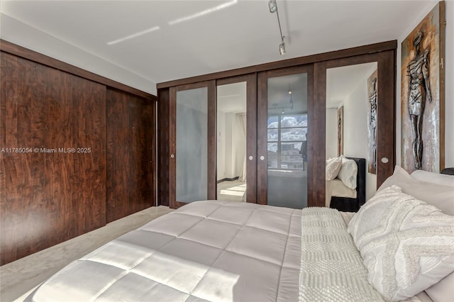 bedroom with a closet