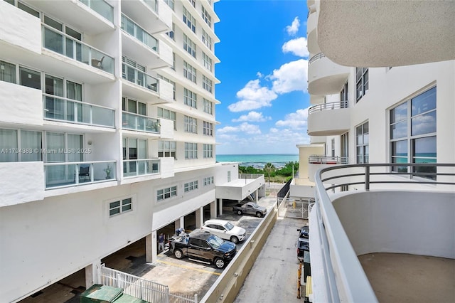5555 Collins Ave Unit 4B, Miami Beach, FL 33140 - balcony with a water view