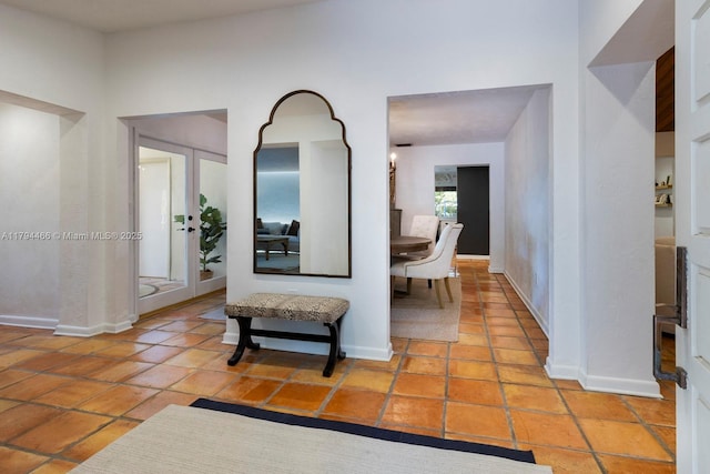hall with baseboards