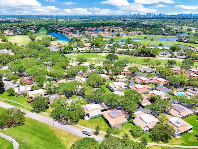 3501 Keyser Ave Unit 43, Hollywood, FL 33021 - aerial view featuring a residential view, view of golf course, and a water view