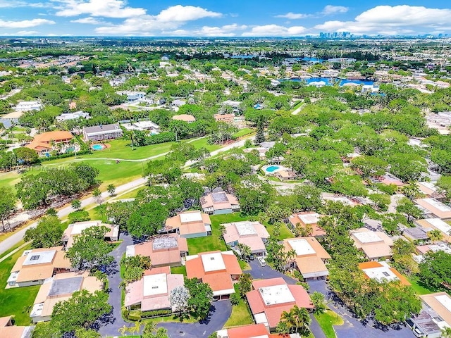 3501 Keyser Ave Unit 43, Hollywood, FL 33021 - aerial view featuring a water view and a residential view