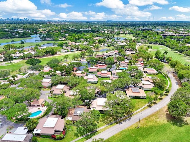 3501 Keyser Ave Unit 43, Hollywood, FL 33021 - aerial view featuring a water view, golf course view, and a residential view
