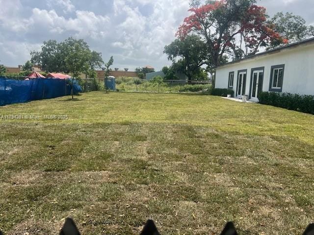 11870 SW 220th St, Miami, FL 33170 - view of yard with french doors