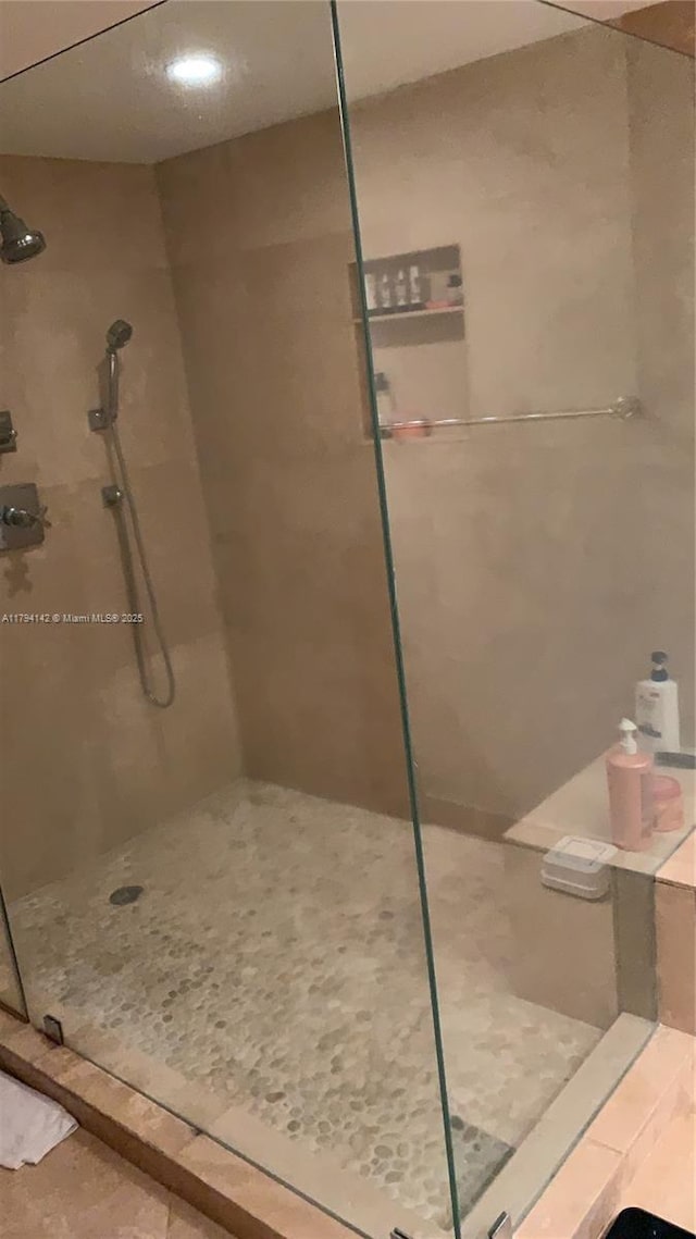 1121 Crandon Blvd Unit D902, Key Biscayne, FL 33149 - bathroom featuring a stall shower