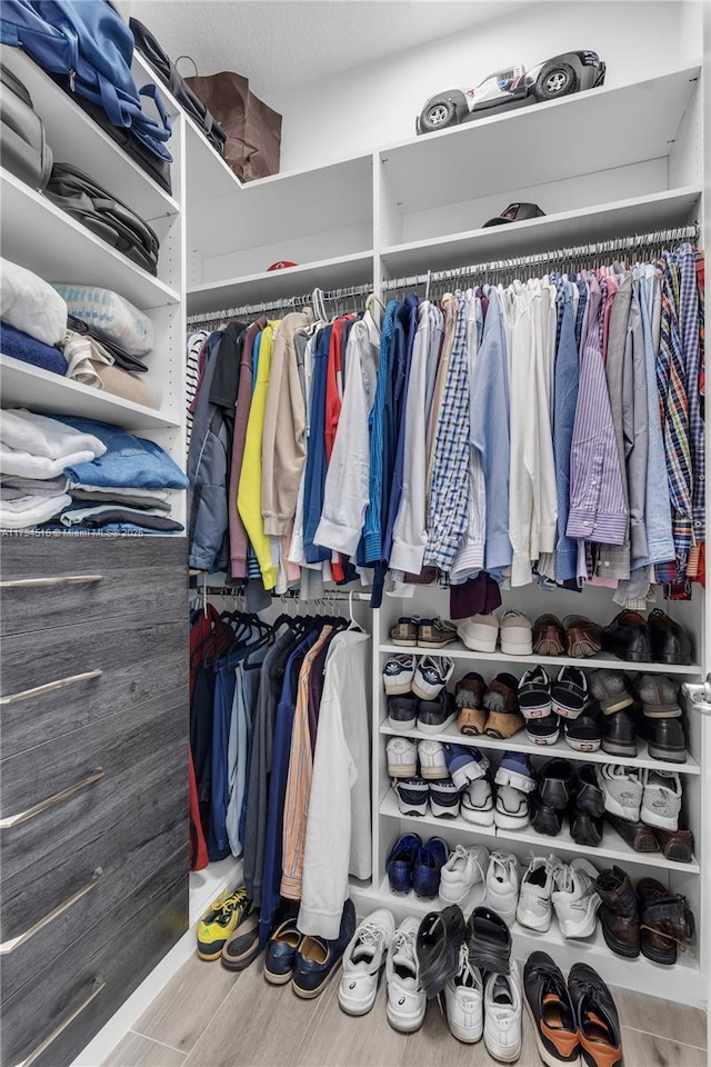 5202 S Sterling Ranch Cir, Davie, FL 33314 - walk in closet with wood finished floors