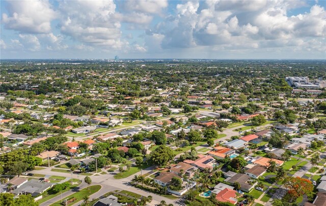 416 N Rainbow Dr, Hollywood, FL 33021 - aerial overview of property's location featuring nearby suburban area