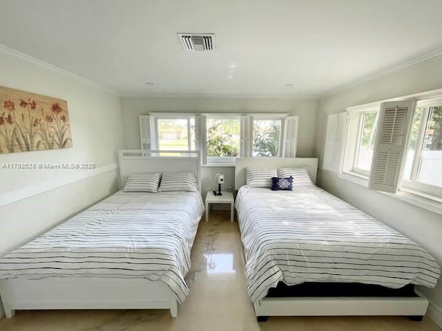 416 N Rainbow Dr, Hollywood, FL 33021 - bedroom with ornamental molding