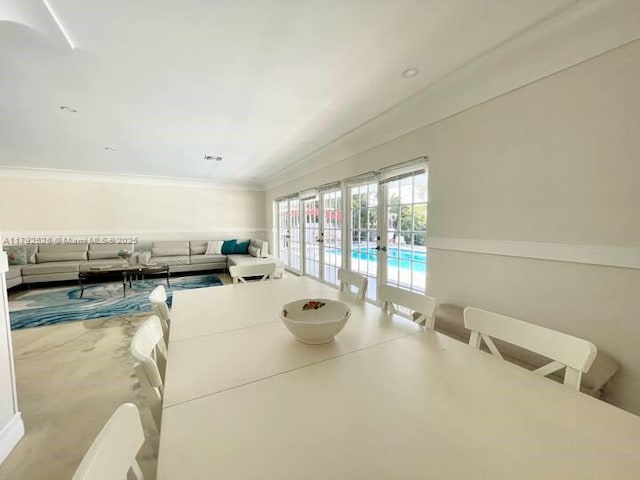 416 N Rainbow Dr, Hollywood, FL 33021 - view of pool featuring french doors