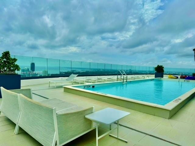 view of pool