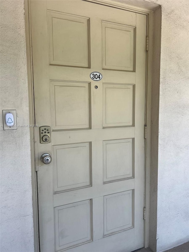 exterior details with stucco siding