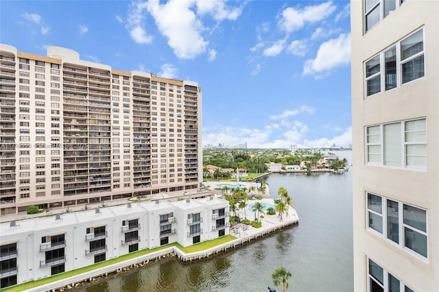 property view of water