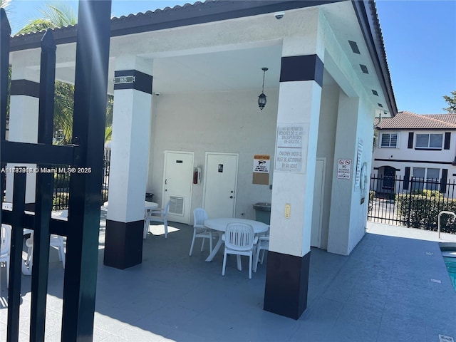 8515 SW 152nd Ave Unit 284, Miami, FL 33193 - view of patio with visible vents and fence