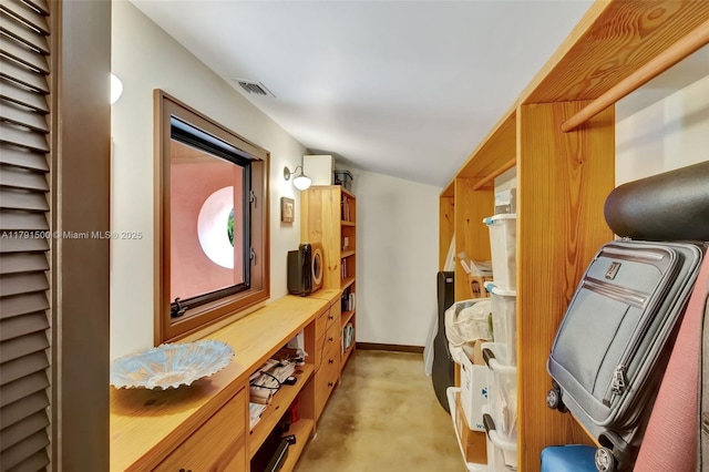 storage area featuring visible vents