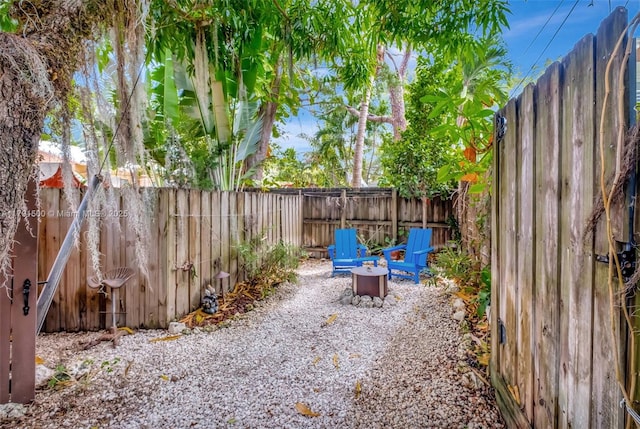 2760 Kirk St, Coconut Grove, FL 33133 - view of yard with a fenced backyard