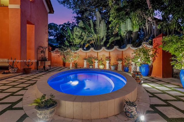 2760 Kirk St, Coconut Grove, FL 33133 - view of pool with an outdoor hot tub