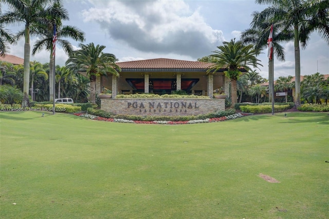 4 Mccairn Ct, Palm Beach Gardens, FL 33418 - community sign with view of golf course