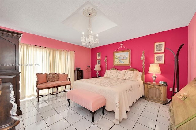 13230 NW 10th St, Miami, FL 33182 - bedroom with a chandelier and light tile patterned floors