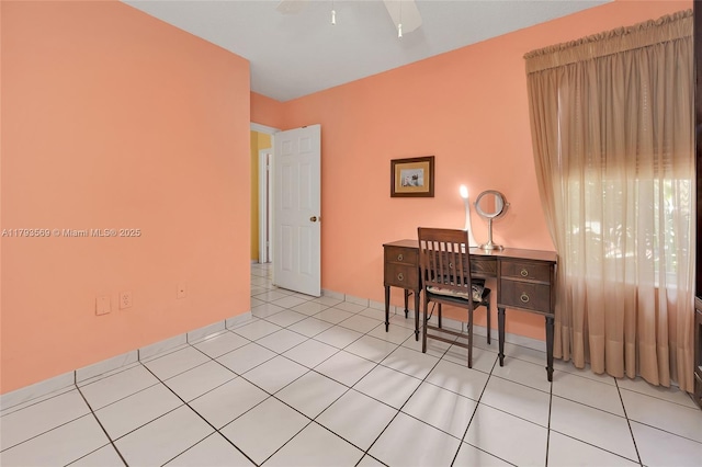13230 NW 10th St, Miami, FL 33182 - office space featuring ceiling fan and light tile patterned flooring