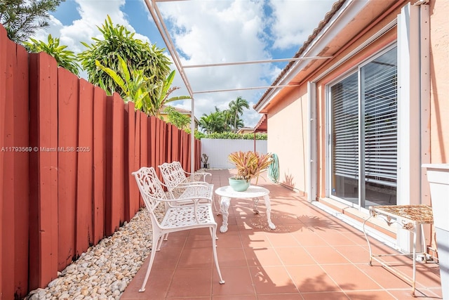 13230 NW 10th St, Miami, FL 33182 - view of patio featuring a fenced backyard
