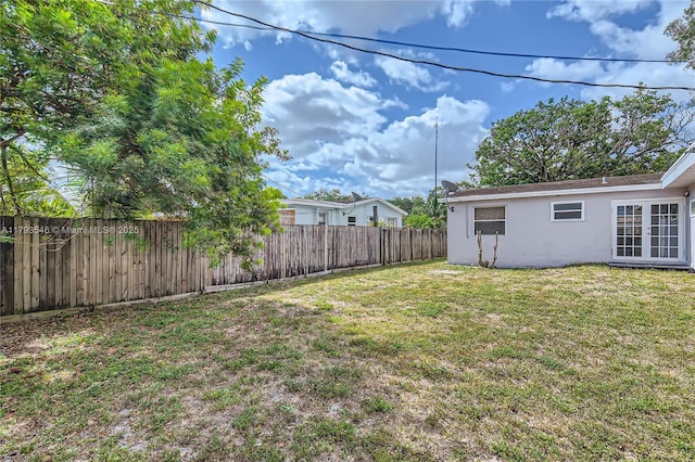 6437 Custer St, Hollywood, FL 33024 - view of yard with a fenced backyard