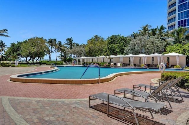 view of community pool