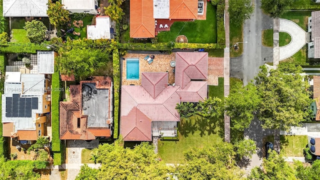 1402 Tangier St, Coral Gables, FL 33134 - drone / aerial view of a pool area