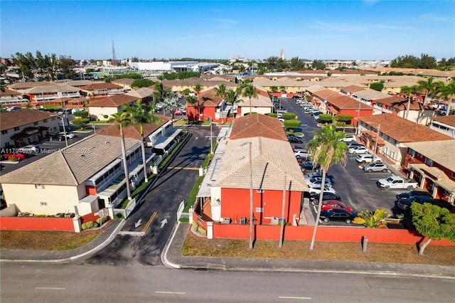 drone / aerial view featuring a residential view