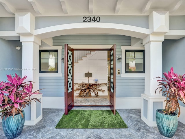 view of entrance to property