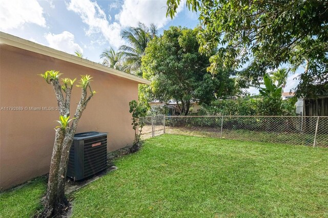 2821 N 74th Ave, Hollywood, FL 33024 - view of yard with central air condition unit