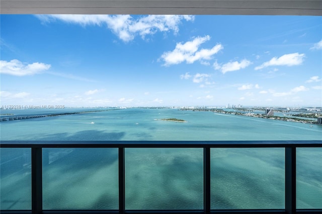 property view of water