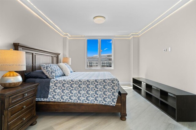 701 Brickell Key Blvd Unit 1812, Miami, FL 33131 - bedroom featuring wood finished floors