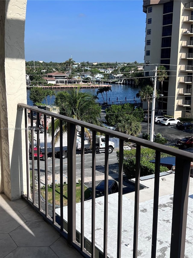 400 N Riverside Dr Unit 512, Pompano Beach, FL 33062 - balcony featuring a water view