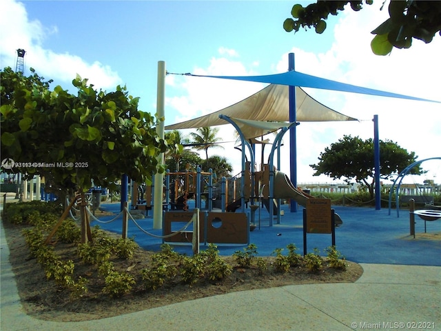 view of communal playground