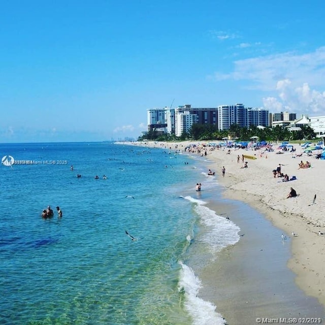 400 N Riverside Dr Unit 512, Pompano Beach, FL 33062 - water view featuring nearby beach