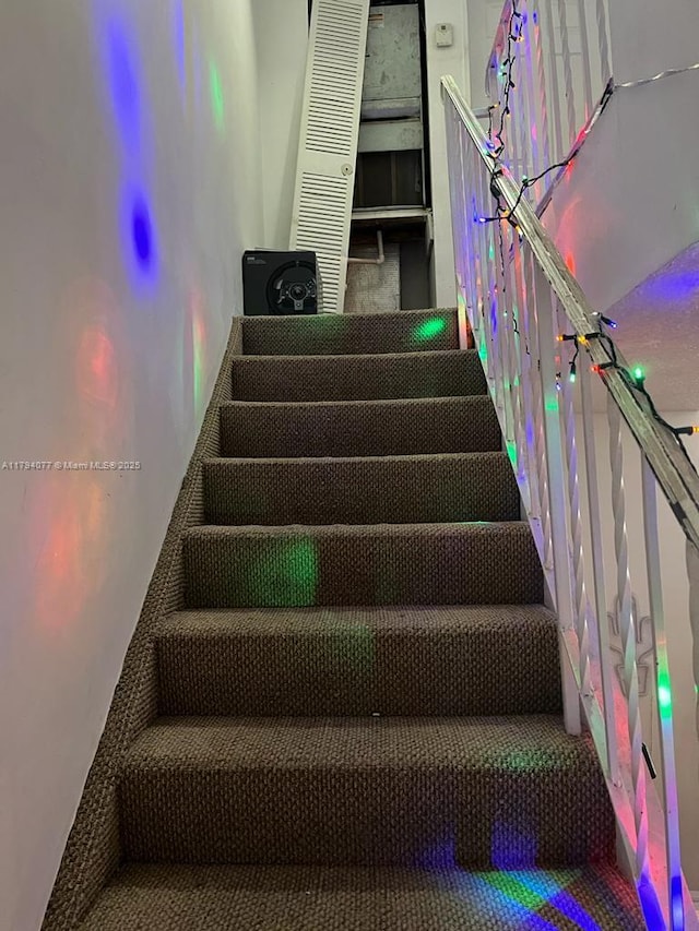 view of stairs