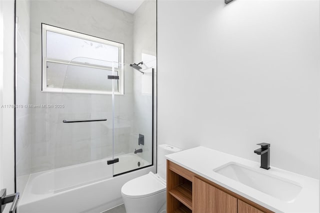 4629 Mariners Cove Dr, Wellington, FL 33449 - bathroom with bath / shower combo with glass door and vanity
