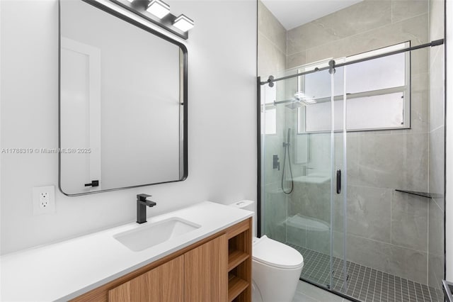 4629 Mariners Cove Dr, Wellington, FL 33449 - bathroom featuring a shower stall and vanity