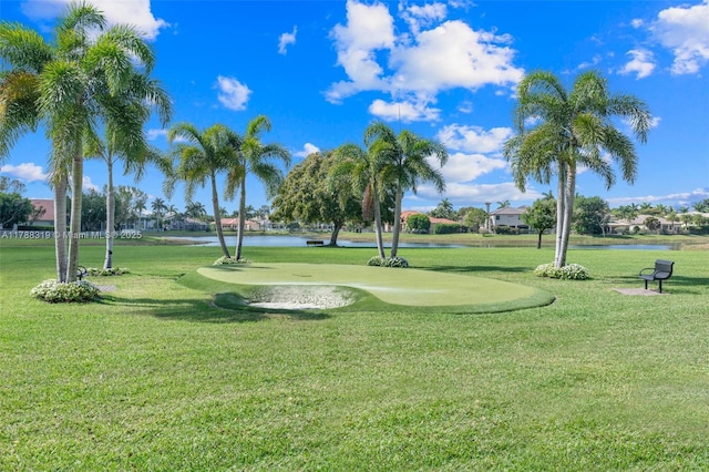 4629 Mariners Cove Dr, Wellington, FL 33449 - view of property's community featuring a water view and a yard