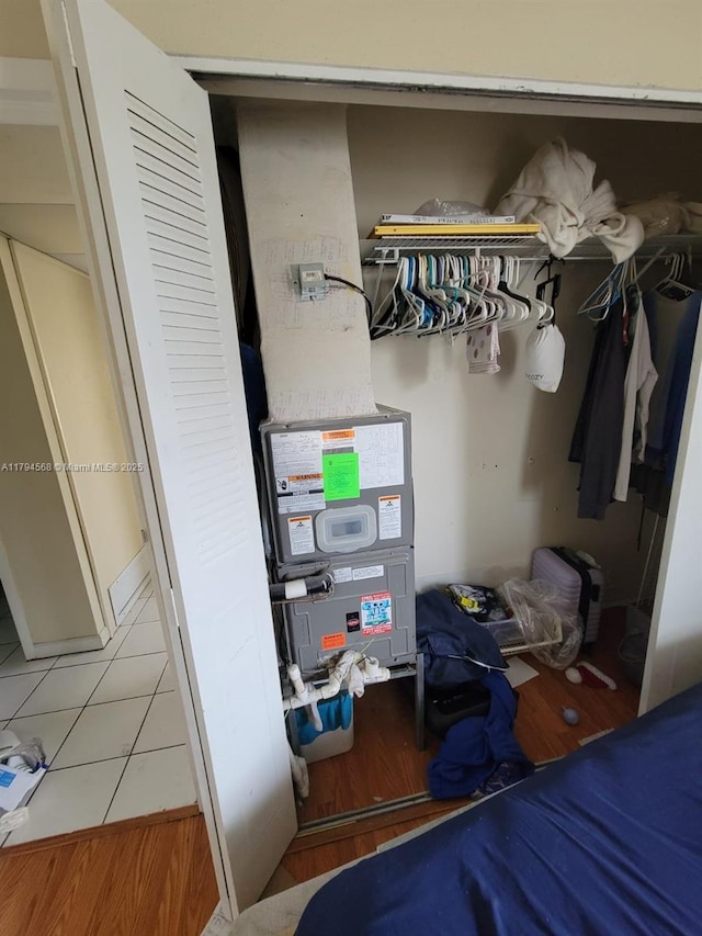 view of closet