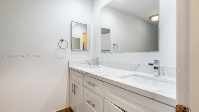 9866 NW 19th St, Coral Springs, FL 33071 - bathroom featuring a sink and double vanity